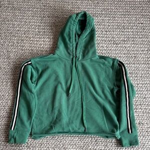 Evereve Green Hooded Pullover with Drawstring Detail